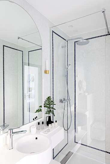 Salle de bain chambre twin